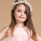 Josie. Child`s tulle and rosebud headband.