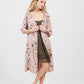 Abigail Coat dress Blush Pink Floral