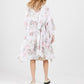 Clarissa Linen dress.  Icing Sugar Pink rose