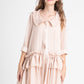 black chiffon coat dress,