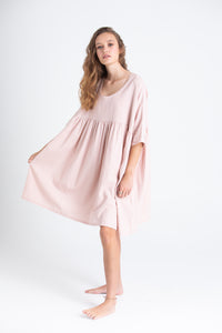Provence cotton smock dress.