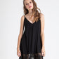 Lola lace edged slip . asst colours