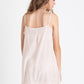 silky cotton lace edged slip.
