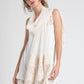 Vintage Lace scarf. cream.