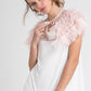 Tulle Ruffled Collar . Pink