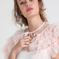 pale blush tulle Faerie cape.