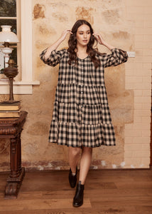 Mackenzie Shirt-Dress . Paynes Grey