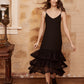 Evangeline lace slip/dress. Ebony