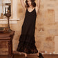 Evangeline lace slip/dress. Ebony