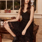 Evangeline lace slip/dress. Ebony
