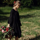 Clarissa Linen dress. Black