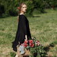 Clarissa Linen dress. Black