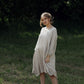 Clarissa Linen dress.  Stone