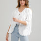 Fifi Linen Jacket. Icing Sugar
