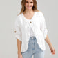 Fifi Linen Jacket. Icing Sugar