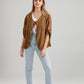 Fifi Linen Jacket. Tobacco