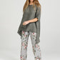 Sorrento linen top. Khaki