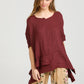 Sorrento linen top. Wine
