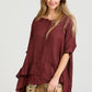 Sorrento linen top. Wine