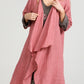 Sabine Linen  Duster Coat.  Rose Pink