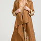 Sabine Linen  Duster coat. Tobacco