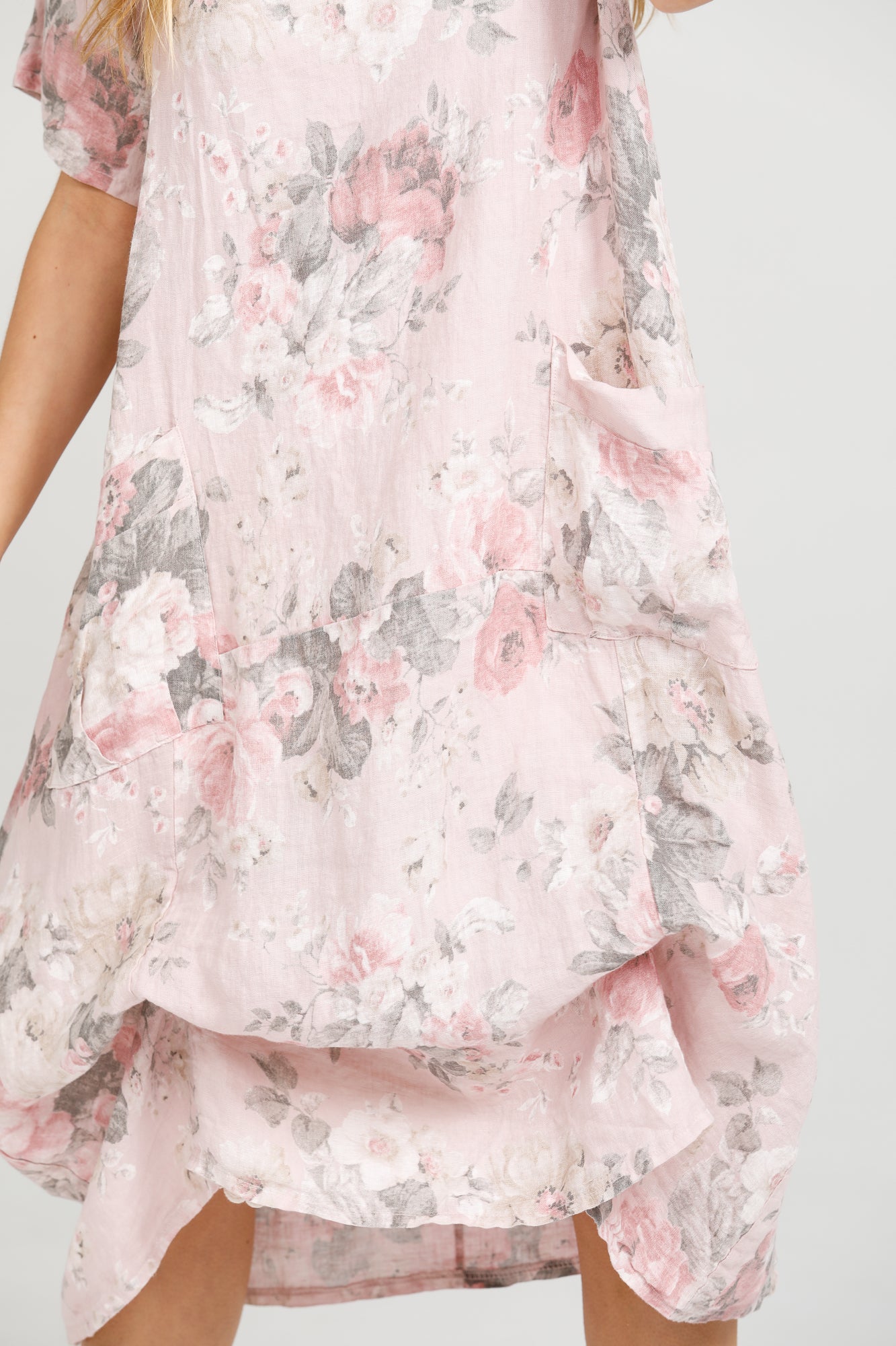 Primavera Linen dress. Tearose Floral