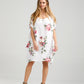 Rosabella linen dress. Icing Sugar Floral
