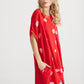 Rosabella. Polka dot Red