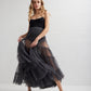 Celeste Tulle Tutu skirt. Charcoal