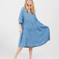Stella Linen dress. Denim
