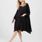 Clarissa Linen dress. Black