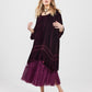 Violette Velvet Dress.   Bordeaux