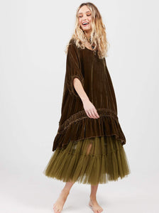 Ariette Tulle Tutu skirt. Moss