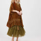 Ariette Tulle Tutu skirt. Moss
