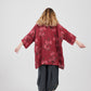 Teddie Floral linen shirt. Berry
