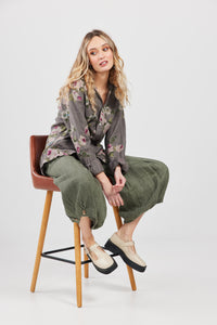 Lulu Linen Pants. Khaki