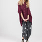 Teddie Linen shirt. Bordeaux