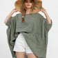 Camilla cotton Top . Olive green