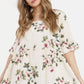 Audrey Linen Dress. Cream