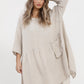 Clarissa Linen dress.  Stone