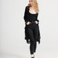 The Poet Cardigan. Ebony