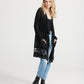 The Poet Cardigan. Ebony