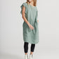 Poppy Linen dress with Ruffled sleeves