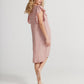 Poppy Linen dress. Antique Rose
