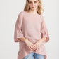 Priscilla linen top. Antique Rose Pink