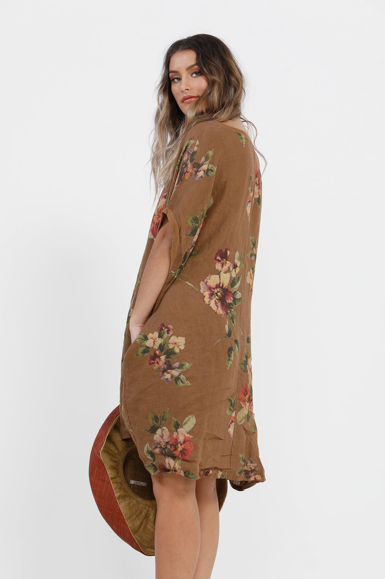 Rosabella dress. Tobacco Rose