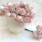 rosebud posy. velvet rosebuds.