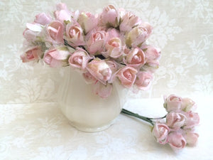 rosebud posy. velvet rosebuds.