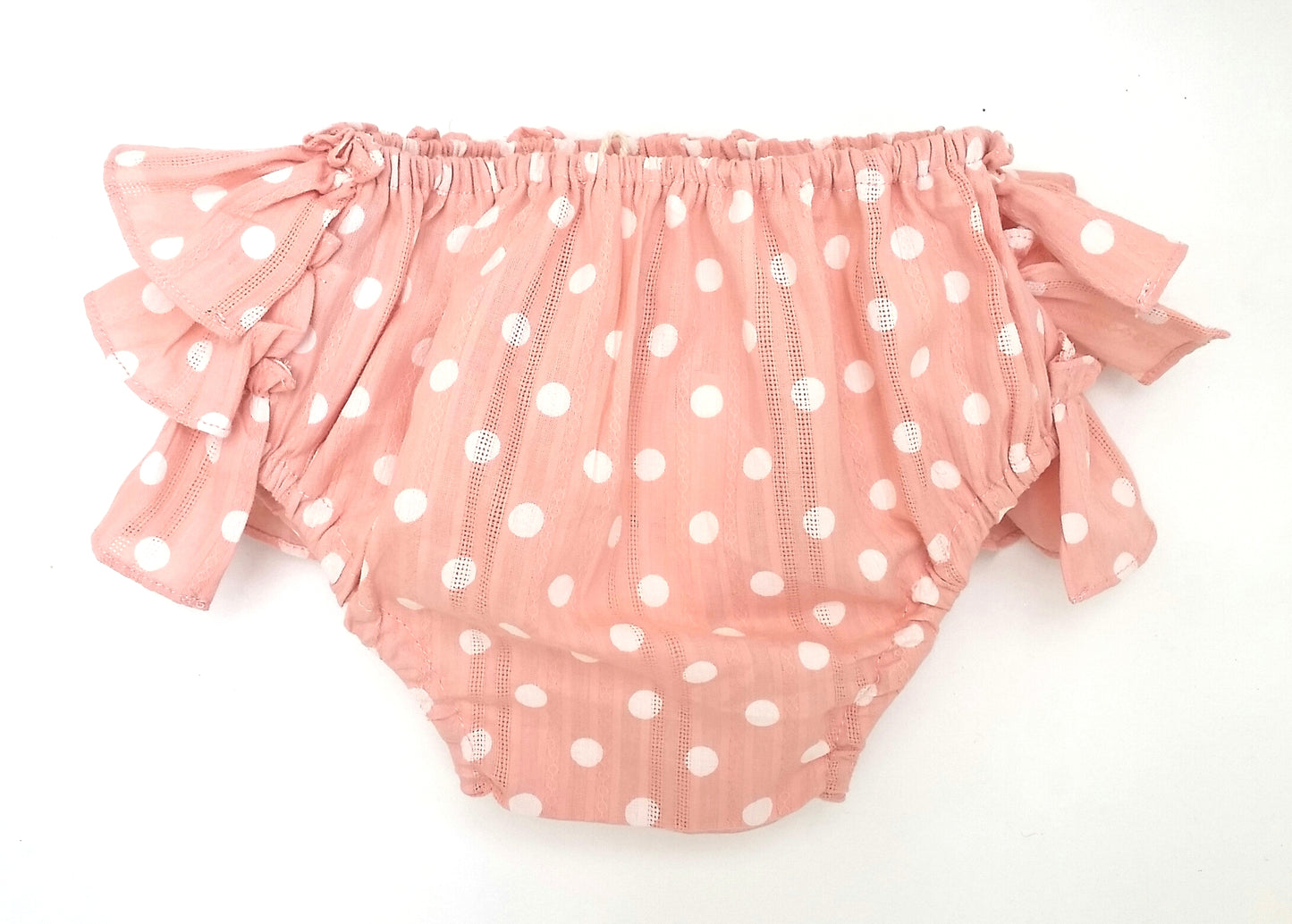 polka dot ruffle baby pants