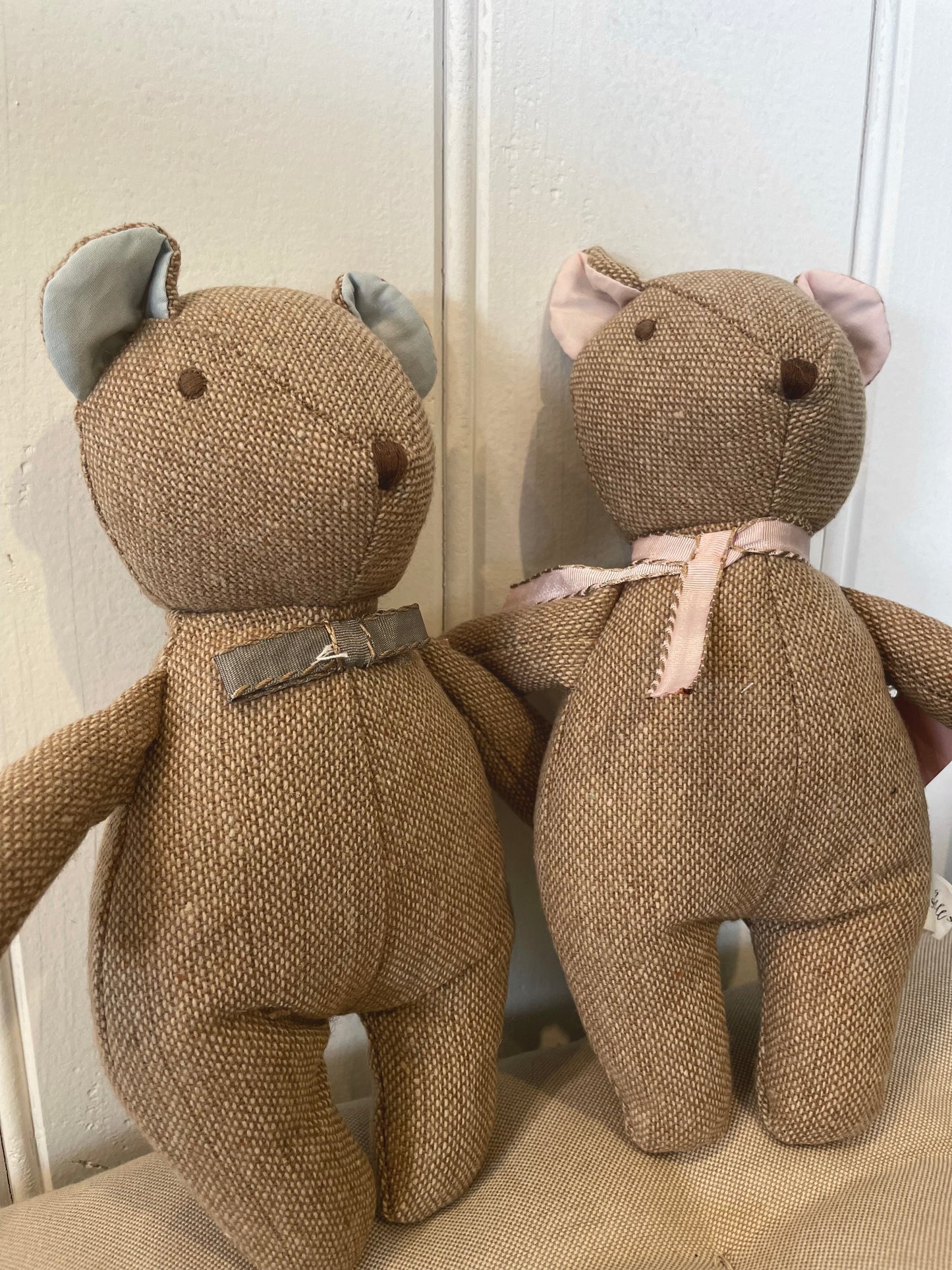 Tweed Bear Toys. Rupert and Penelope.